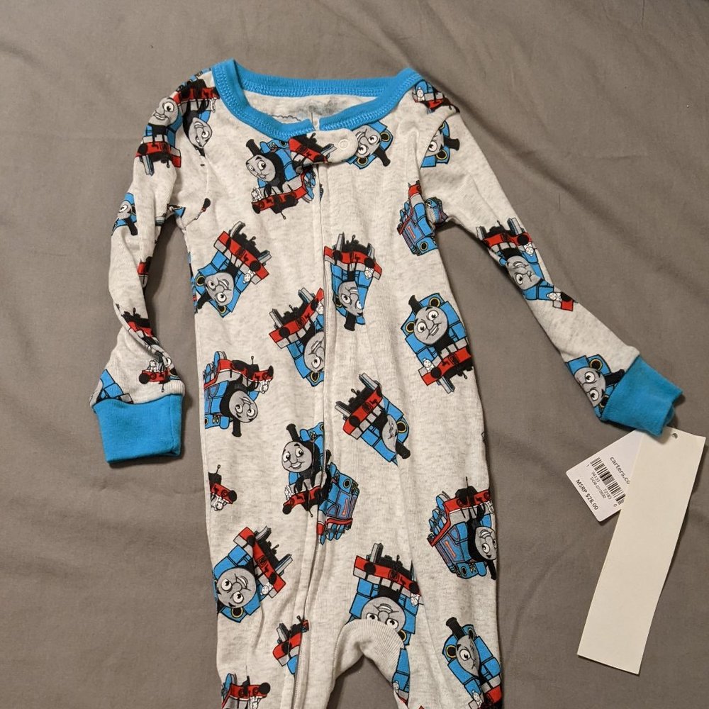 NWT Thomas and Friends Footie Pajamas, Carter's